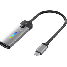 J5Create Adapter USB j5create j5create JCA157 adapter kablowy 10 m USB Type-C HDMI Czarny, Szary