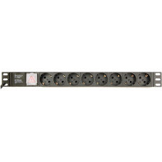 Gembird EG-PDU-014-C14 power distribution unit (PDU) 8 AC outlet(s) 1U Black