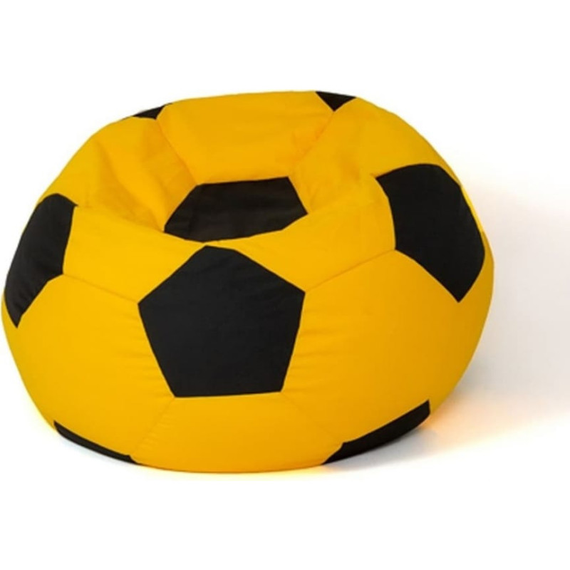 Go Gift Soccer Sako bag pouffe yellow-black L 80 cm