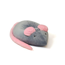 Go Gift Sako bag pouffe Mouse grey-pink L 110 x 80 cm