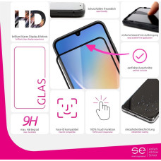 Smart Engineered 2x3D Tempered Glass Screen Protector for Galaxy A34 transparent