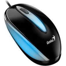 Genius Mysz Genius Genius Mysz DX-Mini, 1000DPI, optyczna, 3kl., przewodowa USB, czarna, klasyczna, podświetlenie RGB