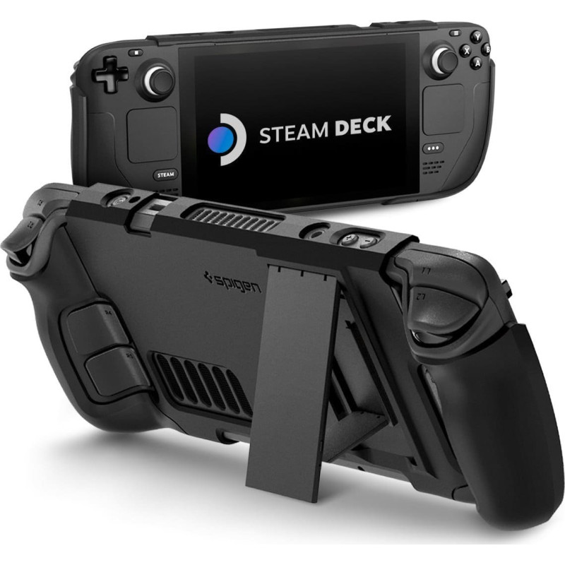 Spigen Spigen Thin Fit with Kick Stand, black - Steam Deck