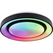 Paulmann Lampa sufitowa Paulmann Panel Rainbow Dynamic 38,5W RGB Zmienna Biel Biały/czarny