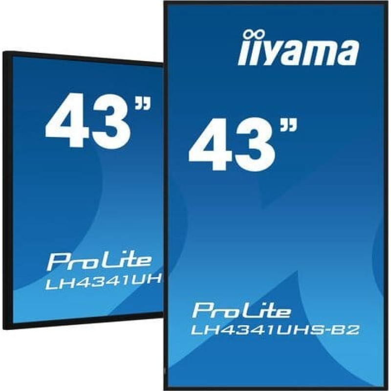 Iiyama Monitor iiyama Monitor ProLite LH4341UHS-B2 42.5 cala 24/7,500cd,4K,IPS,3xHDMI