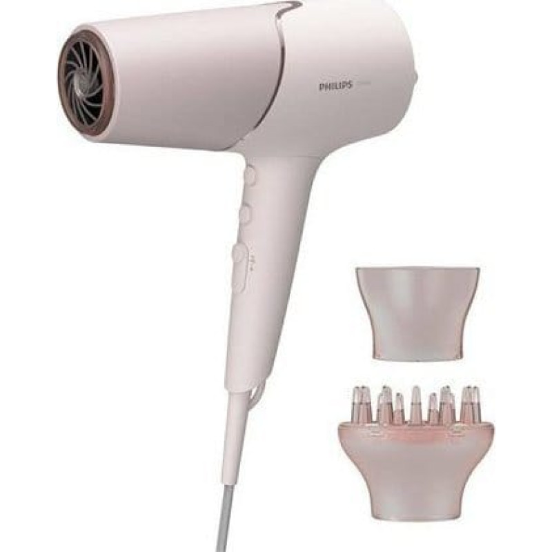 Philips Suszarka Philips Philips Hair Dryer | BHD530/20 | 2300 W | Number of temperature settings 3 | Ionic function | Diffuser nozzle | Pink