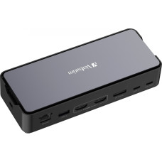 Verbatim Stacja/replikator Verbatim Stacja dokująca Verbatim USB-C Pro CDS-15S 2xHDMI DP RJ-45 4xUSB 3xUSB-C SD microSD SSD audio