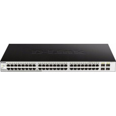 D-Link Switch D-Link D-Link DGS-1210-52/ME/E 48-Port 10/100/1000BASE-T + 4-Port 1 Gbps SFP Ports Metro Ethernet