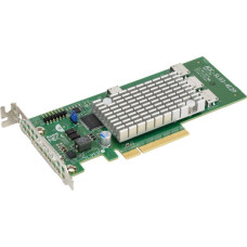 Supermicro Kontroler SuperMicro PCIe 3.0 x8 - 4x OCuLink SFF-8611 (AOC-SLG3-4E2P-O)