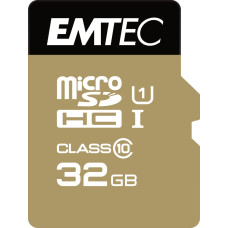 Emtec Karta Emtec Elite Gold MicroSDHC 32 GB Class 10 UHS-I/U1  (ECMSDM32GHC10GP)