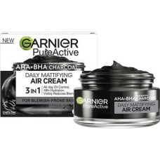 Guerlain GARNIER Pure Active AHA BHA Charcoal Daily Mattifying Air Cream 50ml