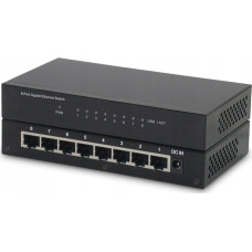 Roline Switch Roline ROLINE Gigabit Ethernet Switch, 8 portów