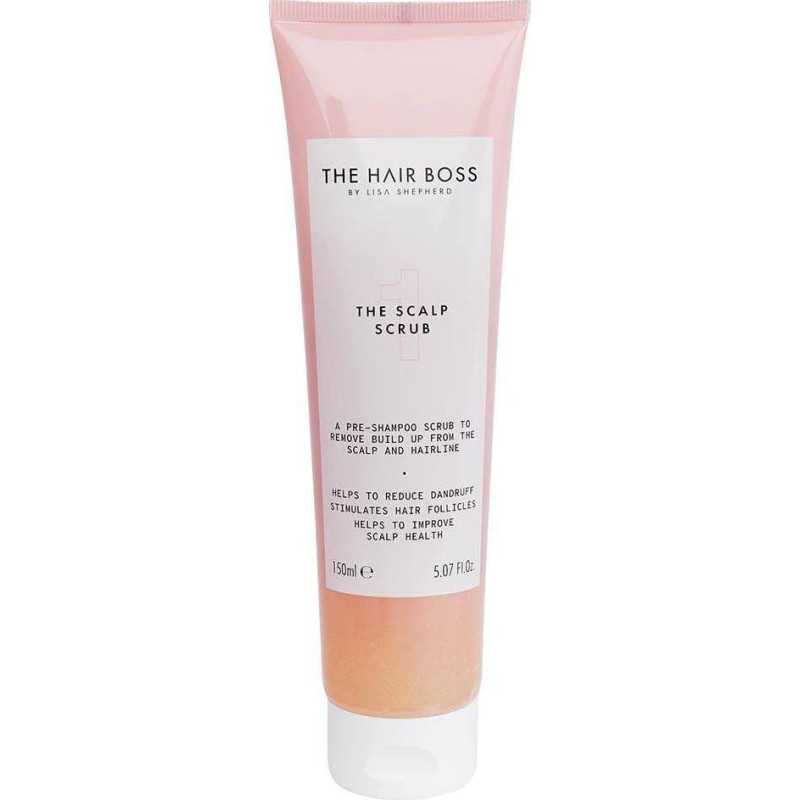 The Hair Boss THE HAIR BOSS_By Lisa Shepherd The Scalp Scrub peeling do oczyszczania skóry głowy i włosów 150ml