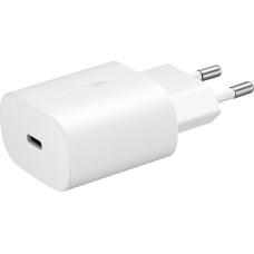 Samsung Ładowarka Samsung Samsung cestovní nabíječka EP-TA800EWE, PD, Fast charging, USB-C, 25 W, bílá, (bulk)