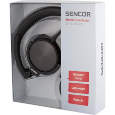 Sencor Słuchawki Sencor SEP 433 BLACK STEREO HEADPHONES SENCOR