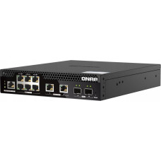 Qnap Switch Qnap QNAP QSW-M2106PR-2S2T, Managed, L2, 10G Ethernet (100/1000/10000), Power over Ethernet (PoE), Rack mounting, 1U