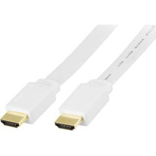 Deltaco Kabel Deltaco HDMI - HDMI 2m biały (HDMI-1020H)