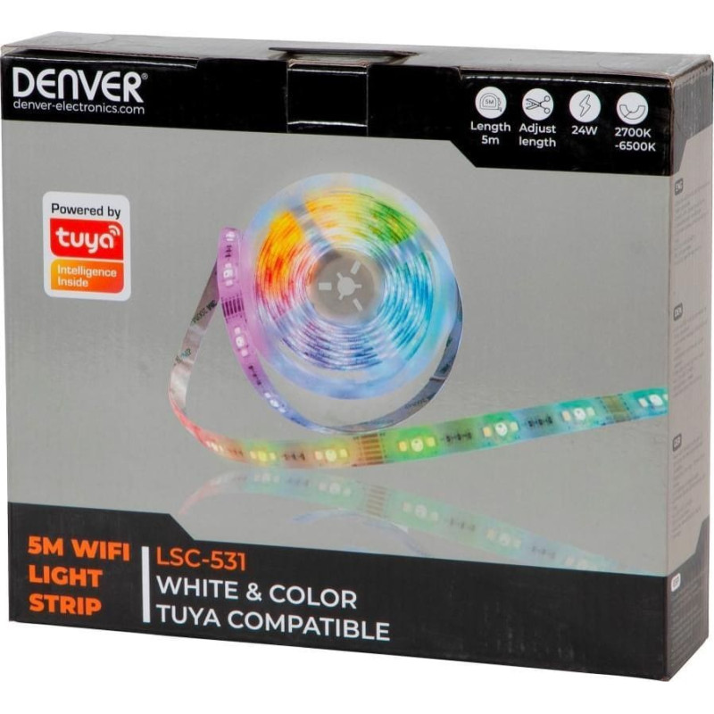 Denver Taśma LED Denver Denver LSC-531 taśma LED RGBW 5m IP20 WLAN