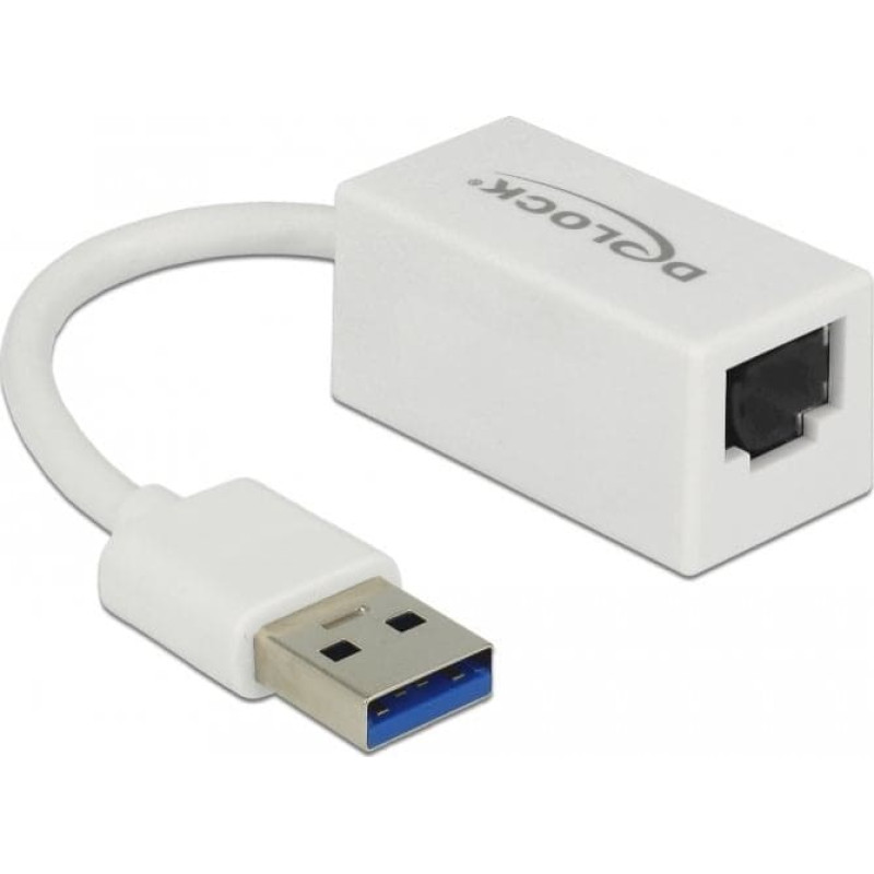 Delock Karta sieciowa Delock DELOCK Adapter SuperSpeed USB-A St > Gigabit LAN komp. Weiß