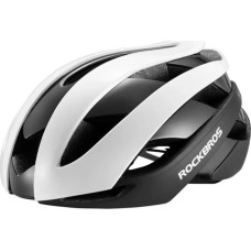 Rockbros Kask rowerowy Rockbros 10110004002 rozmiar M - biało-czarny