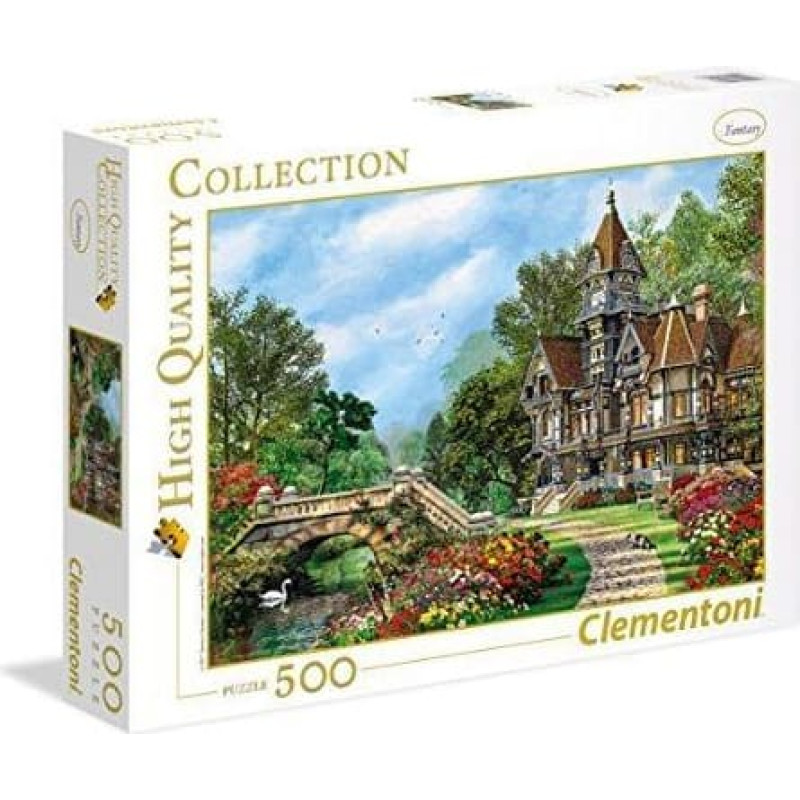 Clementoni Puzzle, 500 elementów. Old Waterway Cottage (35048 CLEMENTONI)