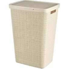 Curver NATURAL STYLE laundry basket 58L Cream