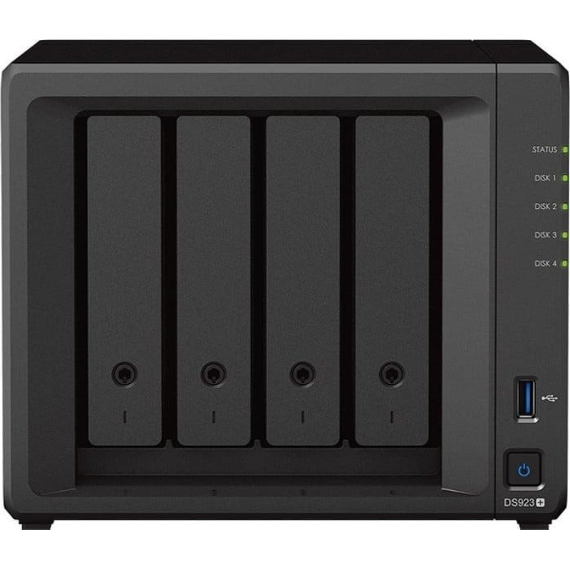 Synology Serwer Synology Synology DS923+ /16T | 4-zatokowy serwer NAS w zestawie z dyskami o łącznej pojemności 16TB, Tower