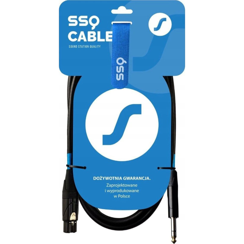 SSQ Kabel SSQ SSQ XLRJS5 - XLR żeński / Jack stereo 6,3mm