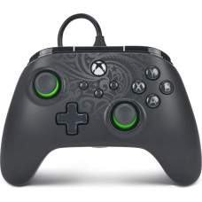 Powera Pad PowerA PowerA XBGP0190-01, Gamepad, PC, Xbox One, Xbox One S, Xbox One X, D-pad, Home button, Menu button, Select button, Wired, USB, Black, Lime