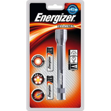 Energizer Latarka Energizer Latarka ENERGIZER Metal + 2szt. baterii AA, srebrna