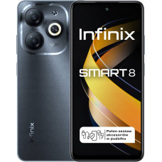 Infinix Smartfon Infinix Smart 8 3/64GB Czarny  (I/X6525/3-64/TIMBER BLACK)