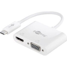 Goobay Stacja/replikator Goobay USB - HDMI - VGA Biały  (52430)