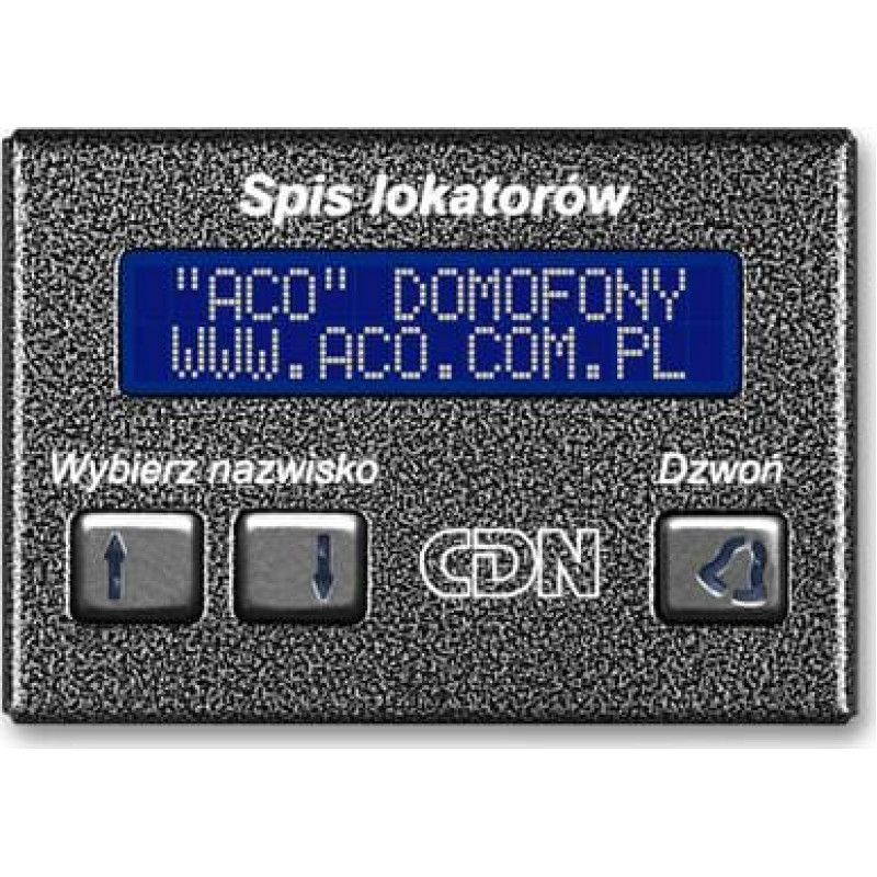 ACO ACO CDN-230E ST Elektroniczny spis lokatorów stal