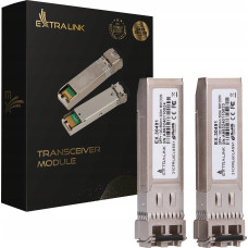 Extralink Moduł SFP ExtraLink EXTRALINK SFP+ 10G 850NM MM 300M 2-PACK