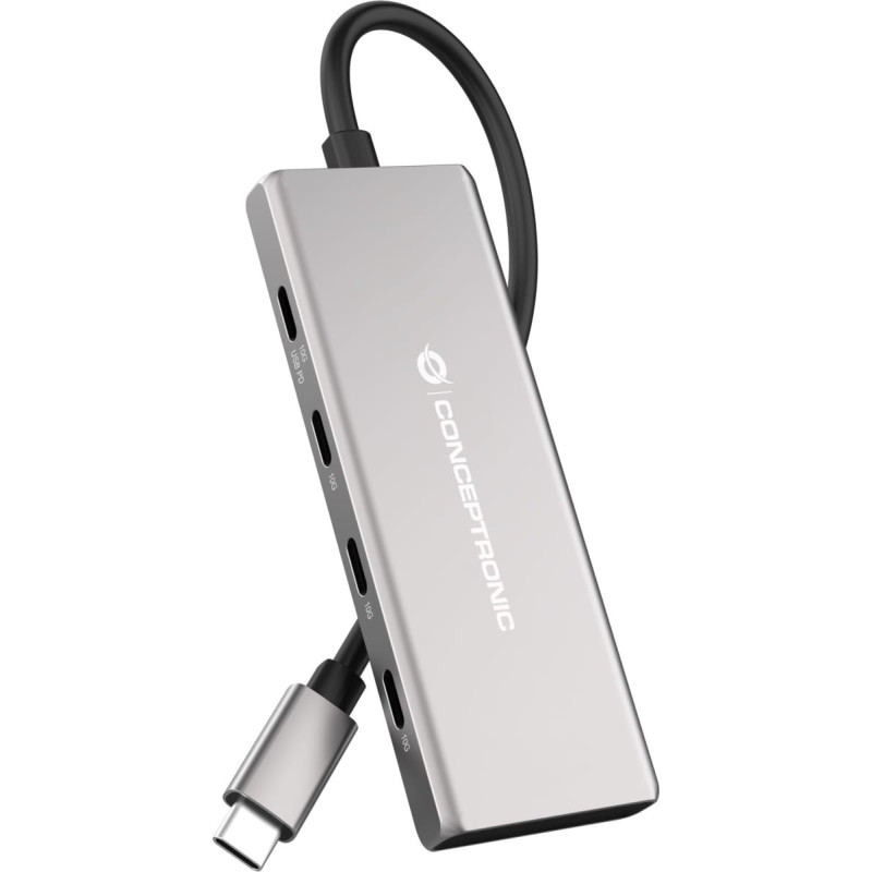 Conceptronic Adapter AV Conceptronic CONCEPTRONIC Dock USB-C->4xUSB-C,3xUSB-A,100WPD o.N.0.25m gr