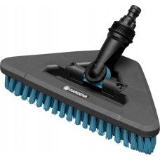 Gardena GARDENA Cleansystem handle brush hard flex, washing brush (grey/turquoise, 360 swivel joint)