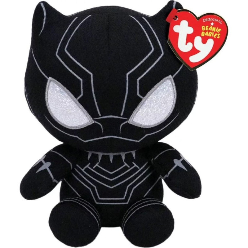 TY Ty Marvel Avengers Black Panther Soft Toy (15 cm)