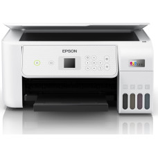 Epson Urządzenie wielofunkcyjne Epson Epson EcoTank ET-2876 - Multifunktionsdrucker - Farbe - Tintenstrahl - ITS - A4 (Medien) - bis zu 10 Seiten/Min. (Drucken) - 100 Blatt - USB, Wi-Fi - weiss