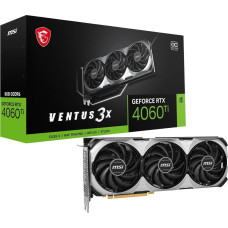 MSI Karta graficzna MSI VGA MSI RTX4060TI 8GB Ventus 3X E 8G OC