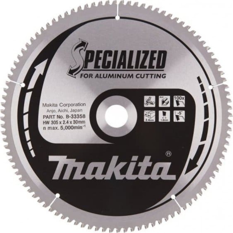 Makita PIŁA SPIEKOWA DO ALUMNIUM SPECJALIZED 305*30 100Z (1 SZT)