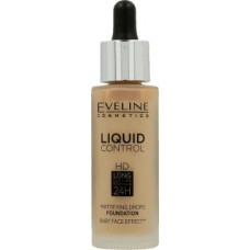 Eveline Liquid Control HD Podkład do twarzy z dropperem nr 040 Warm Beige 32ml