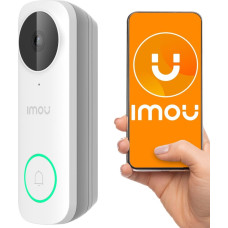 Imou Dzwonek z kamerą Wi-Fi, 4Mpix, audio, funkcja syreny i dioda LED, IP65, DB61i-W-D4P-imou IMOU