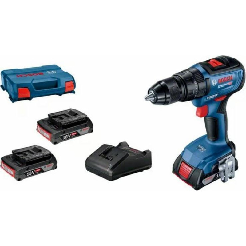 Bosch Wiertarko-wkrętarka Bosch GSB 18V-50 18 V 2 x akumulator 2 Ah (06019H5121)