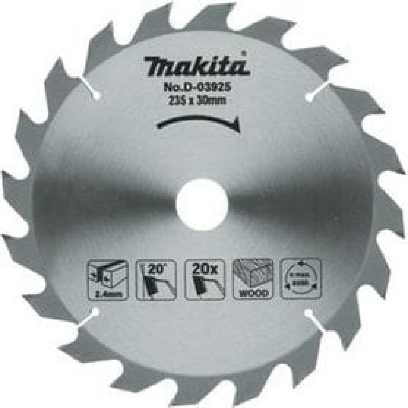 Makita Piła tarczowa 165mm 10 zębów (MD-03327)