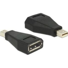 Delock Adapter AV Delock DisplayPort Mini - DisplayPort czarny (65238)