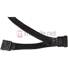 Be Quiet! SATA 15-pin - SATA 15-pin, 0.7m, Czarny (CS6720)