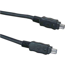 Logo Firewire 4-pin - Firewire 4-pin, 2m, Czarny (17069)