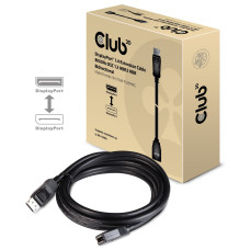 Club 3D CLUB3D DisplayPort 1.4 Extension Cable 8K60Hz DSC 1.2 HBR3 HDR Bidirectional M/F 3m/9.84ft