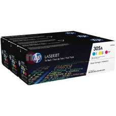 HP Toner HP tonery CF370AM nr 305A (cyan, magenta, yellow)