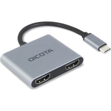 Dicota Stacja/replikator Dicota Stacja dokujšca USB-C Portable 4-in-1 D ock 4K 2xHDMI 100W PD